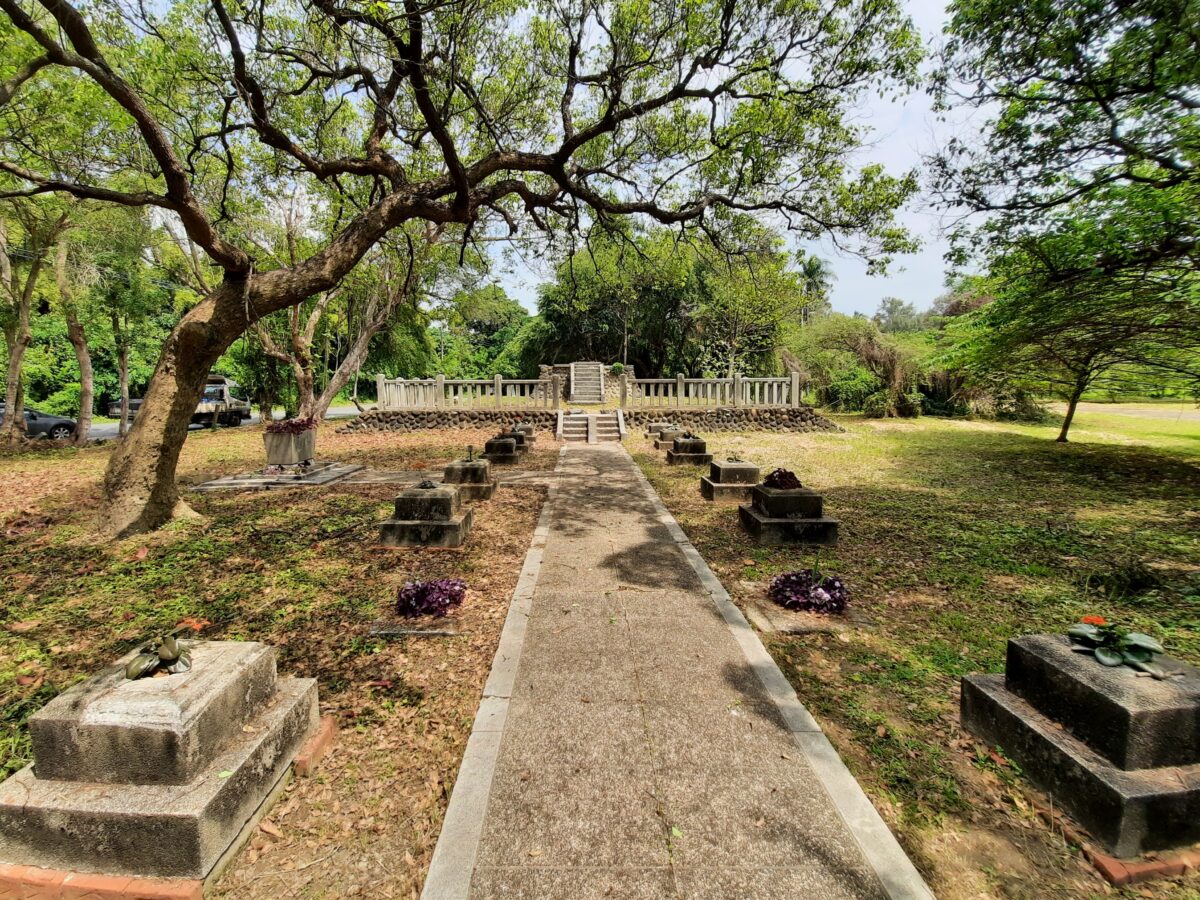 Remnants of a Shinto shrine on the outskirts of Tainan