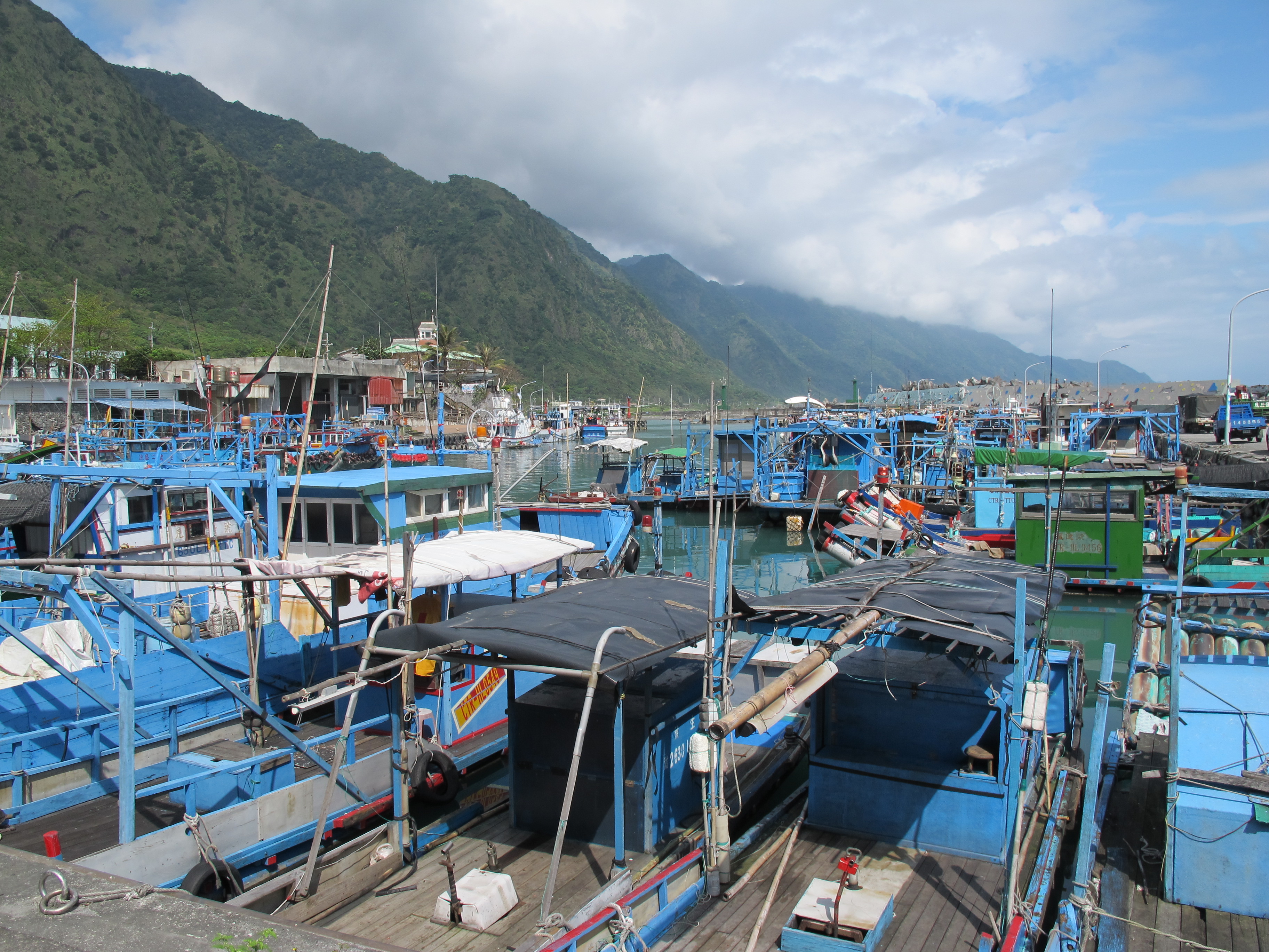 A Harbour of Fishing Boats in Taiwan