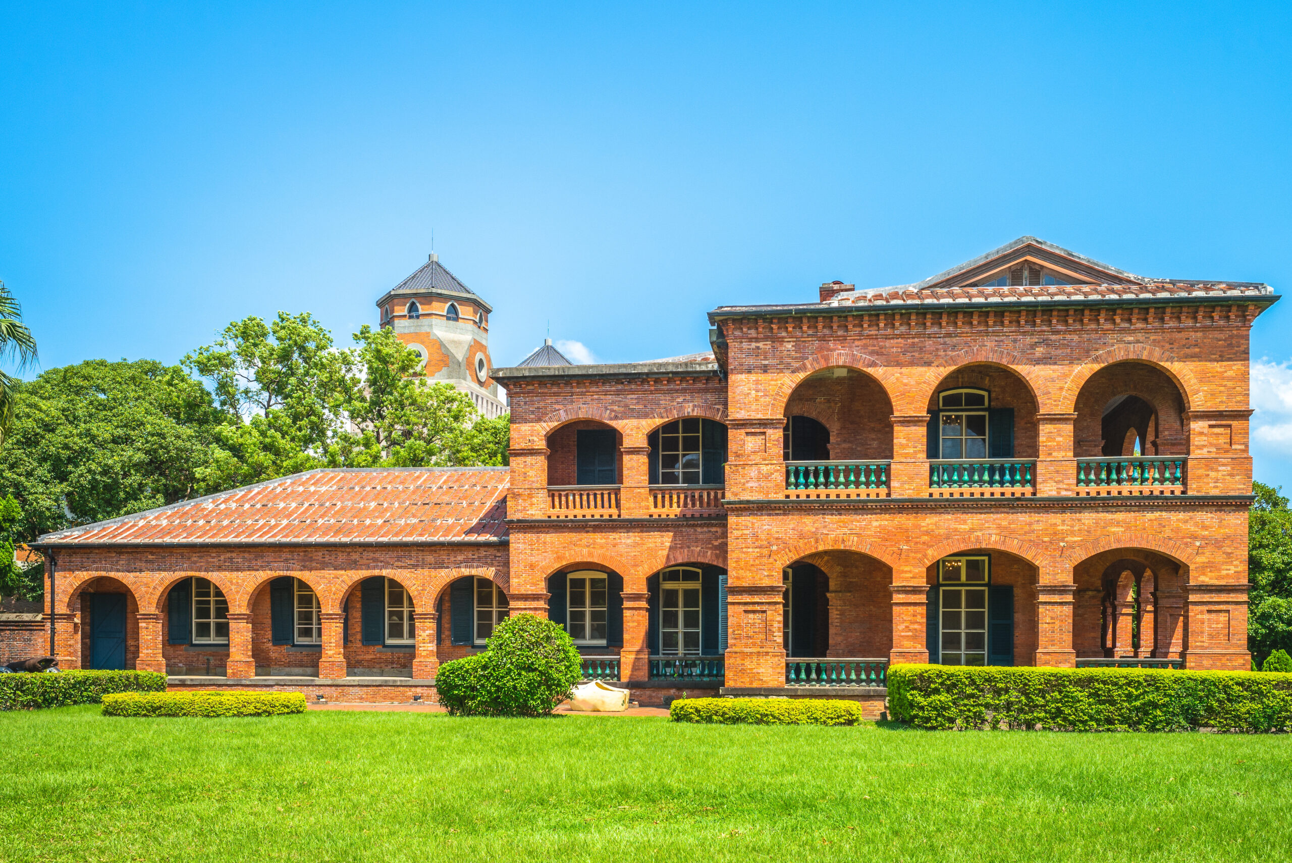 The British-built consular residence in Tamsui