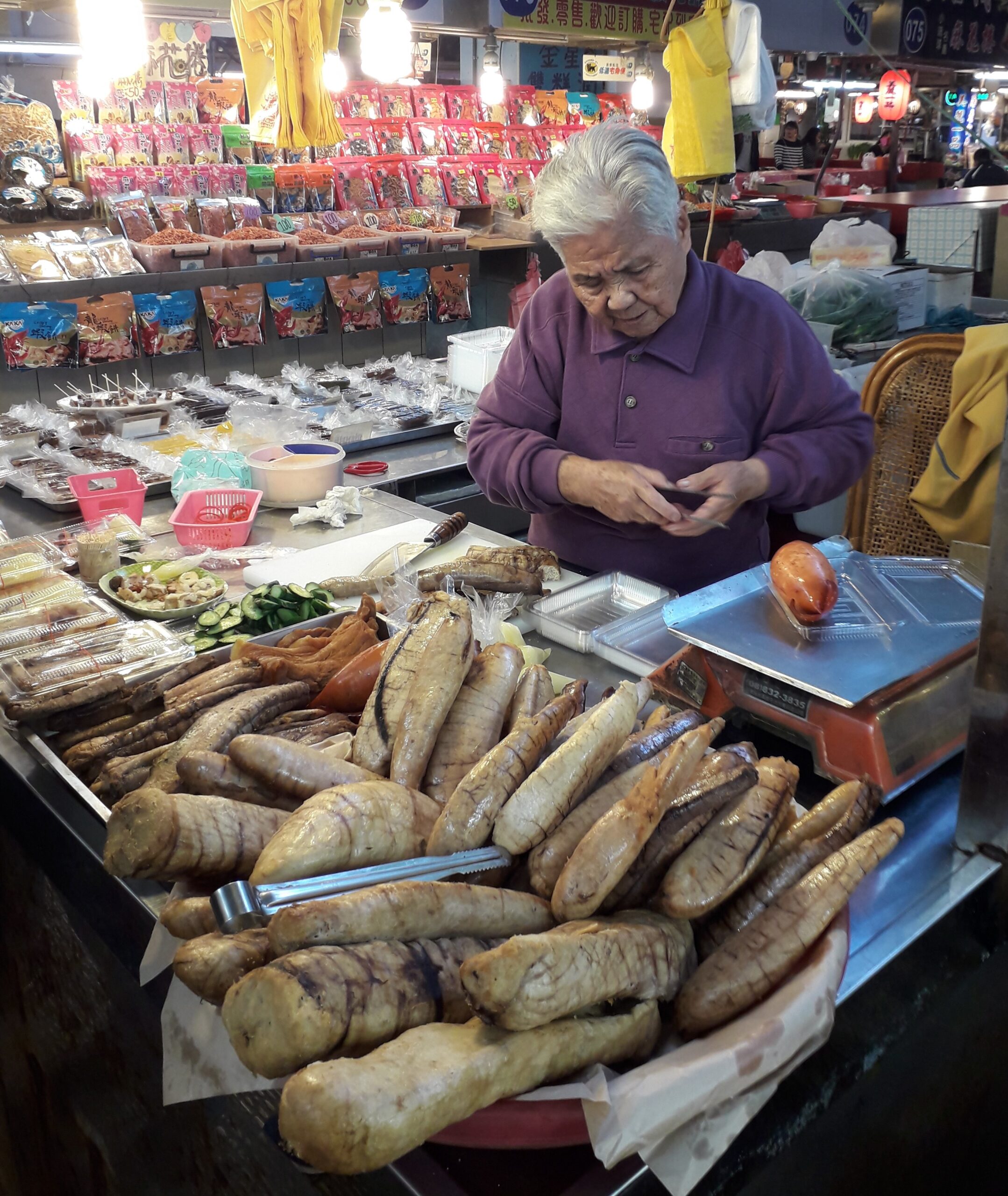Donggang seafood vendor