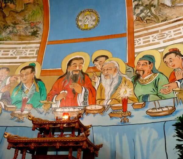 The Last Supper inside Holy Trinity Catholic Church, Yanshui, Tainan