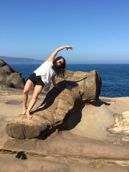 Yoga at Yehliu, Taiwan