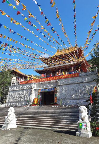 Buddhist temple in Kaohsiung, Taiwan